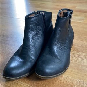 Leather Lucky Brand ankle boots
